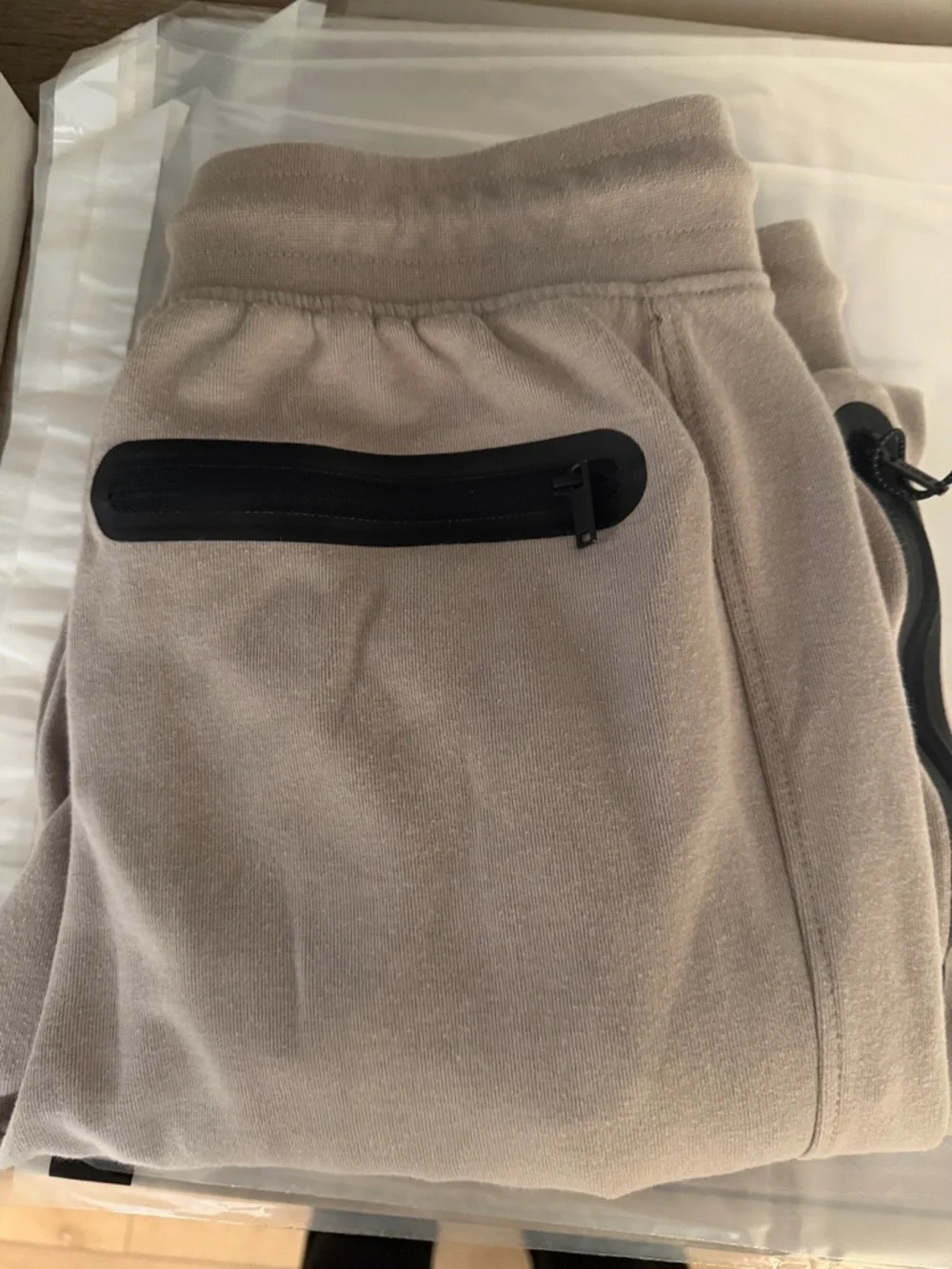 CSG Light Gray Two-Piece Hoodie & Jogger Set with Black Trim